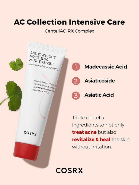 Cosrx AC Collection Lightweight Soothing Moisturizer (80ml)