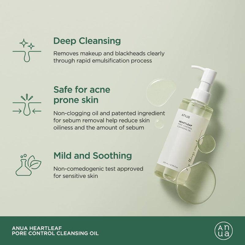 Anua HEARTLEAF PORE CONTROL CLEANSING OIL (200ml)