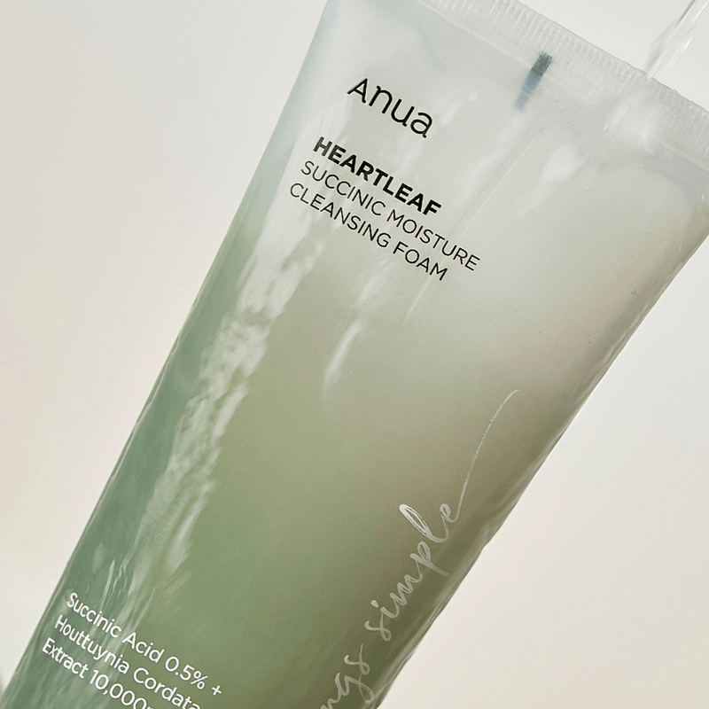 Anua HEARTLEAF SUCCINIC MOISTURE CLEANSING FOAM (150ml)