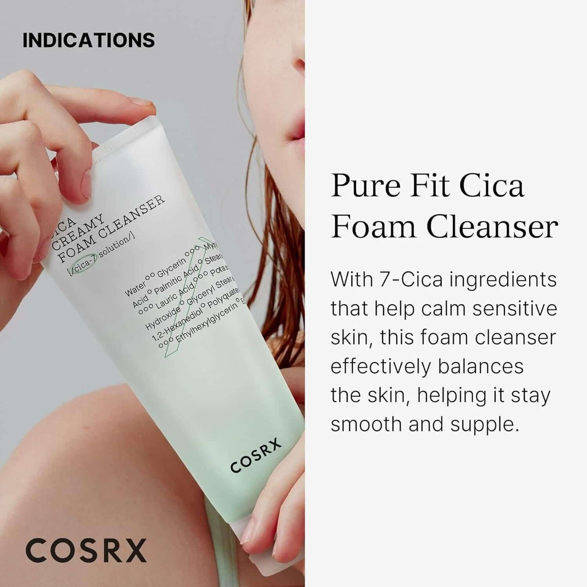 COSRX Pure Fit Cica Creamy Foam Cleanser 150ml
