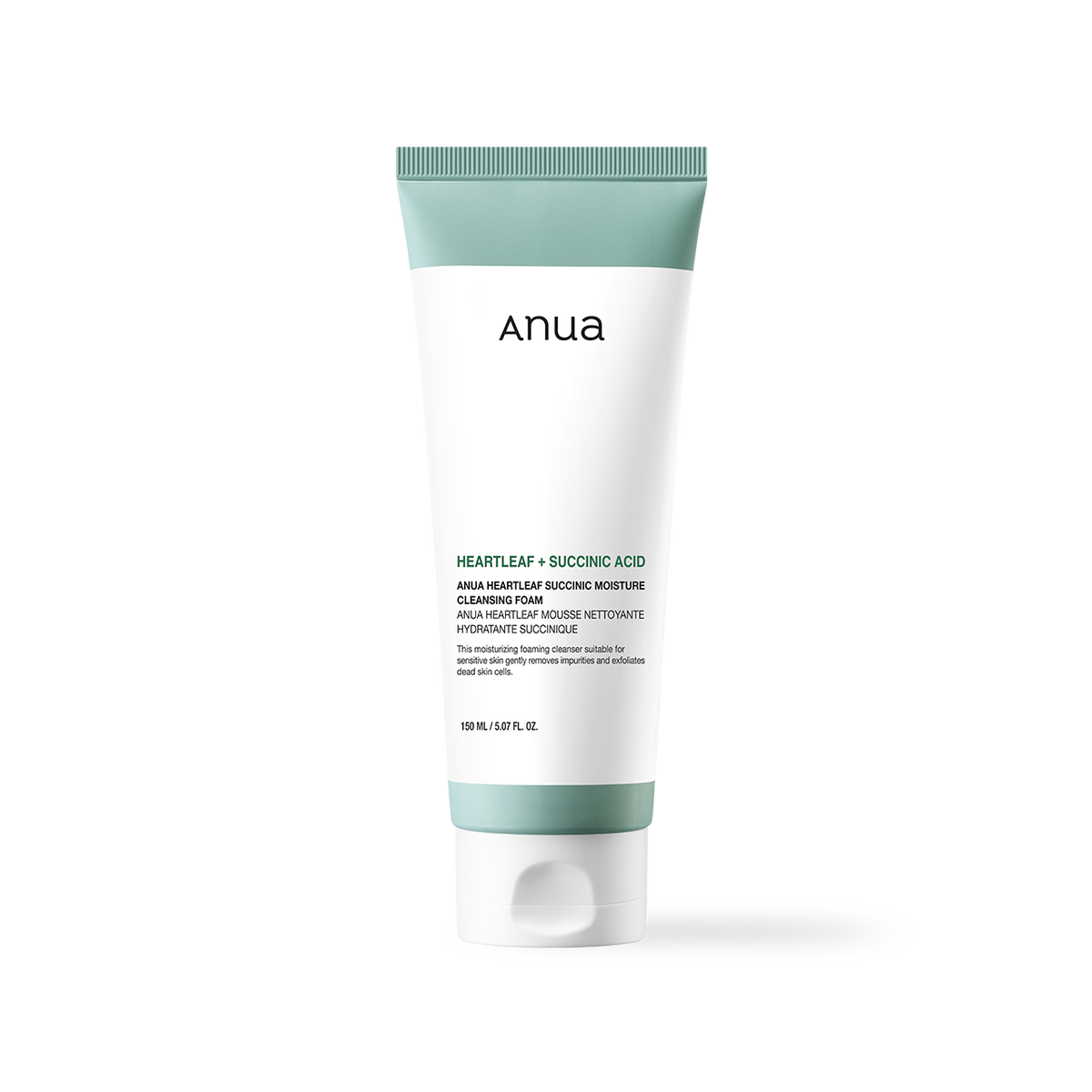 Anua HEARTLEAF SUCCINIC MOISTURE CLEANSING FOAM (150ml)