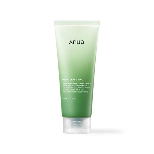 Anua HEARTLEAF QUERCETINOL PORE DEEP CLEANSING FOAM (150ML)