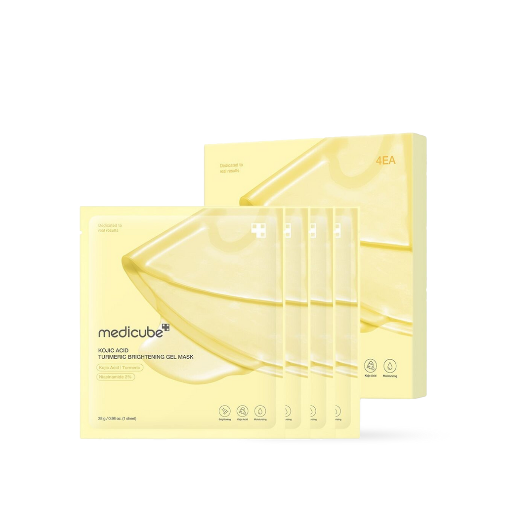 [Medicube] Kojic Acid Turmeric Brightening Gel Mask 4EA