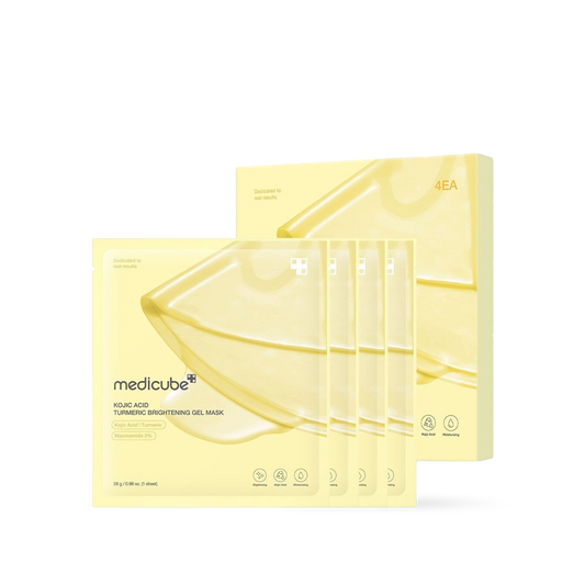 Medicube Kojic Acid Turmeric Brightening Gel Mask (4EA)