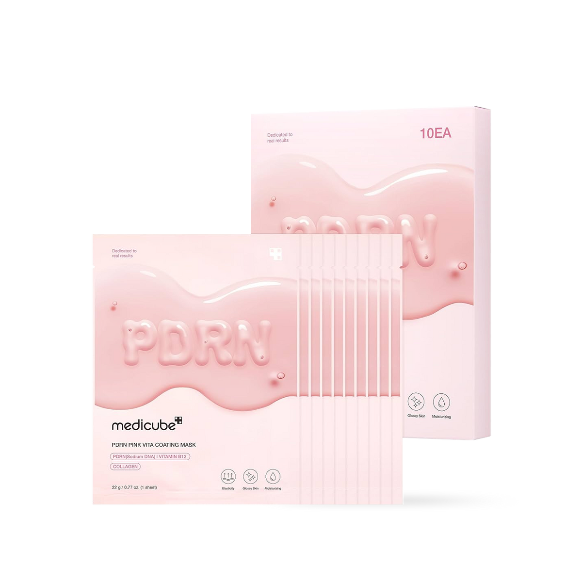 Medicube PDRN Pink Vita coating Mask (10EA)