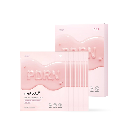 Medicube PDRN Pink Vita coating Mask (10EA)