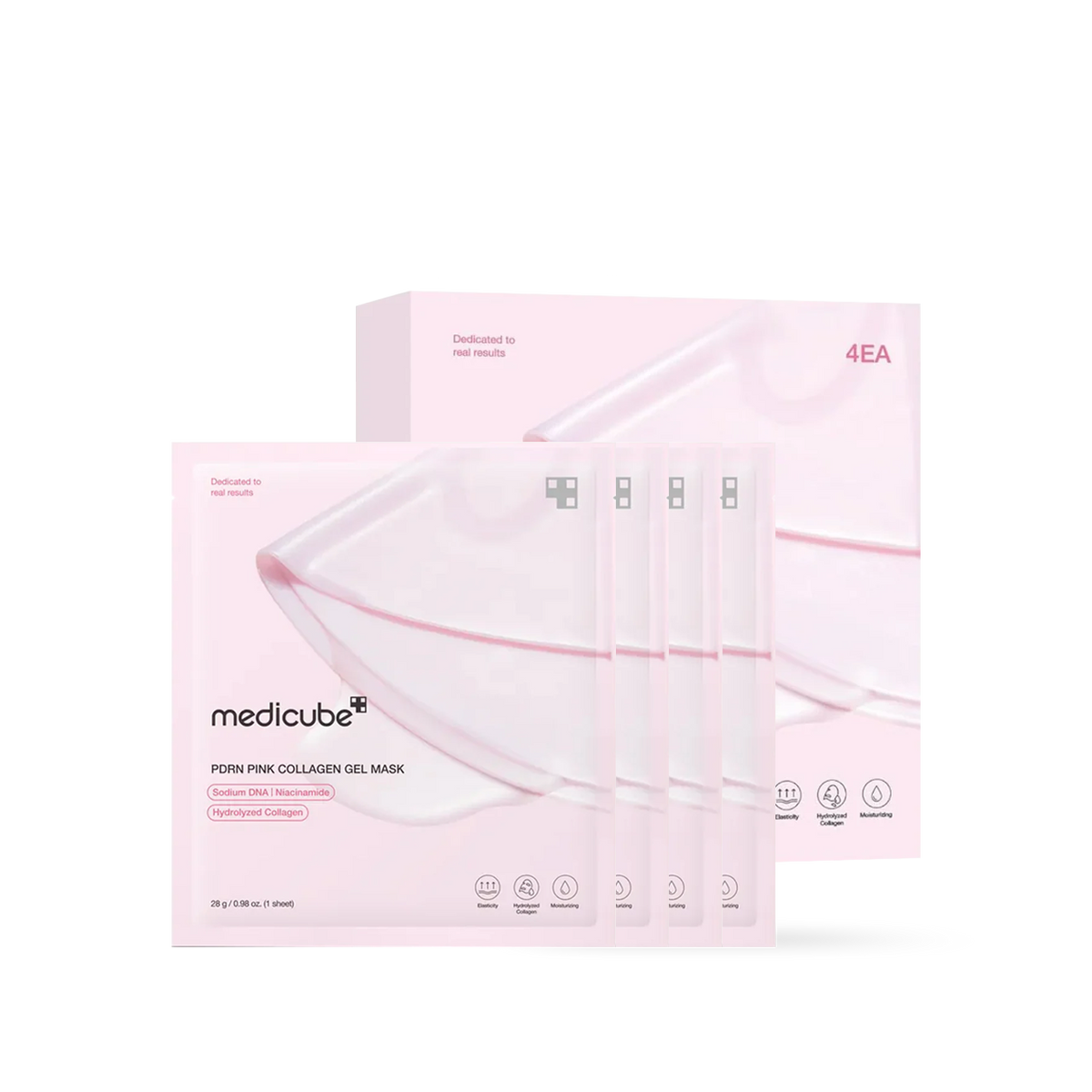 Medicube PDRN Pink Collagen Gel Mask (4EA)