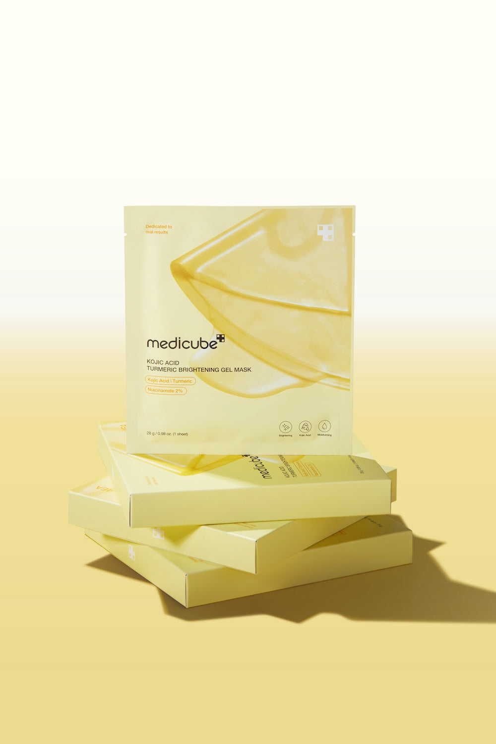 Medicube Kojic Acid Turmeric Brightening Gel Mask (4EA)