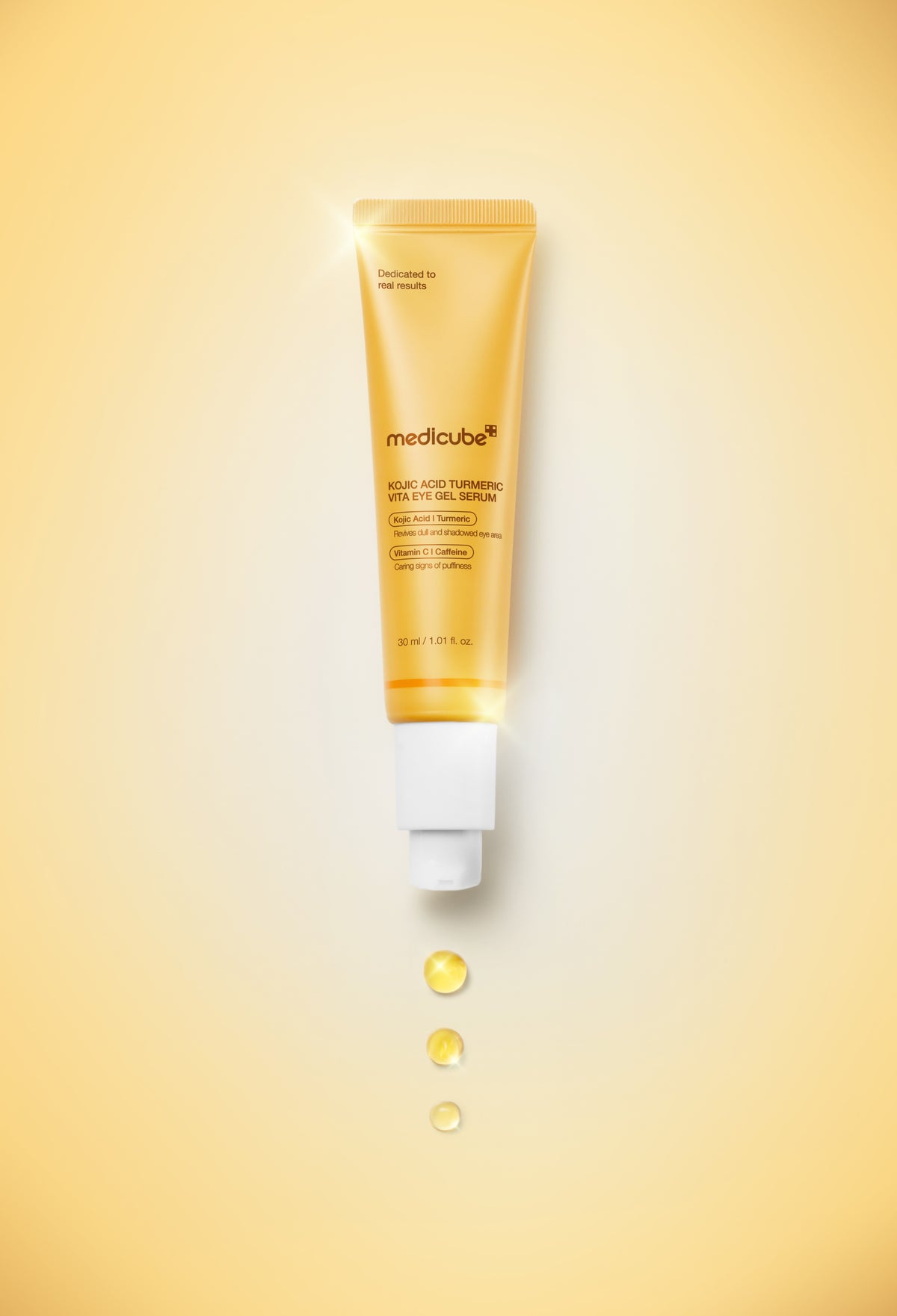 Medicube Kojic Acid Turmeric Vita Eye Gel Serum (30ml)