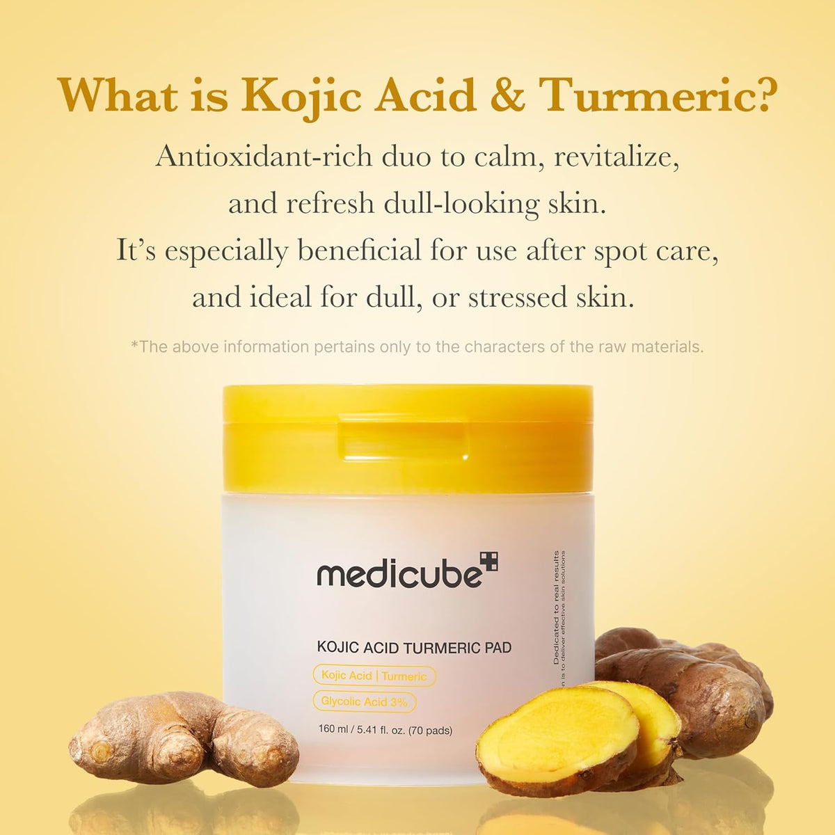 Medicube Kojic Acid Turmeric Toner Pad (70pcs)