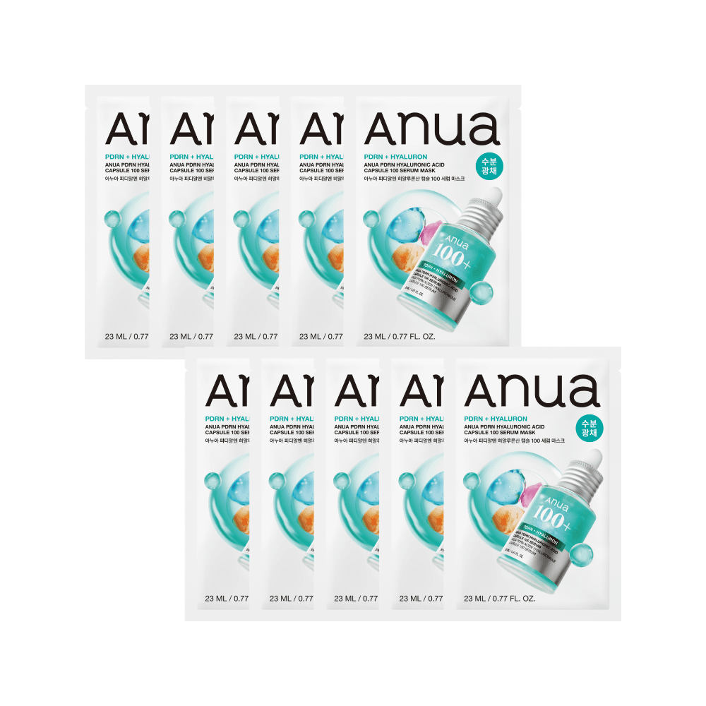 [Anua] PDRN Hyaluronic Capsule 100 Serum Mask 23ml*10ea anua
