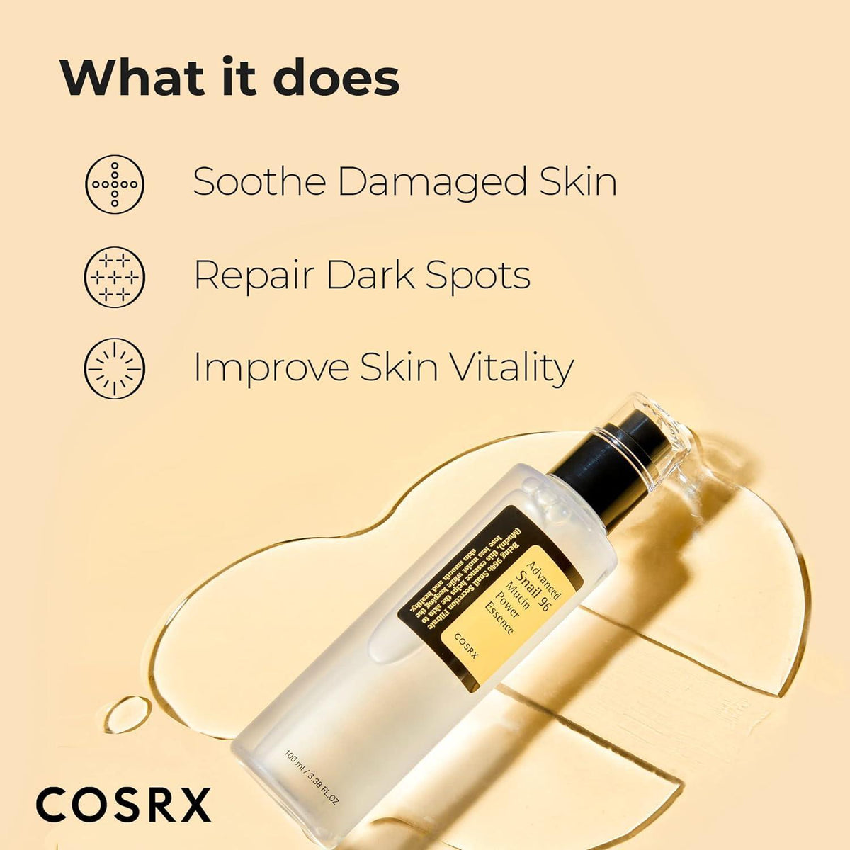 COSRX Advanced Snail 96 Mucin Power Essence 100ml hydrating facial essence