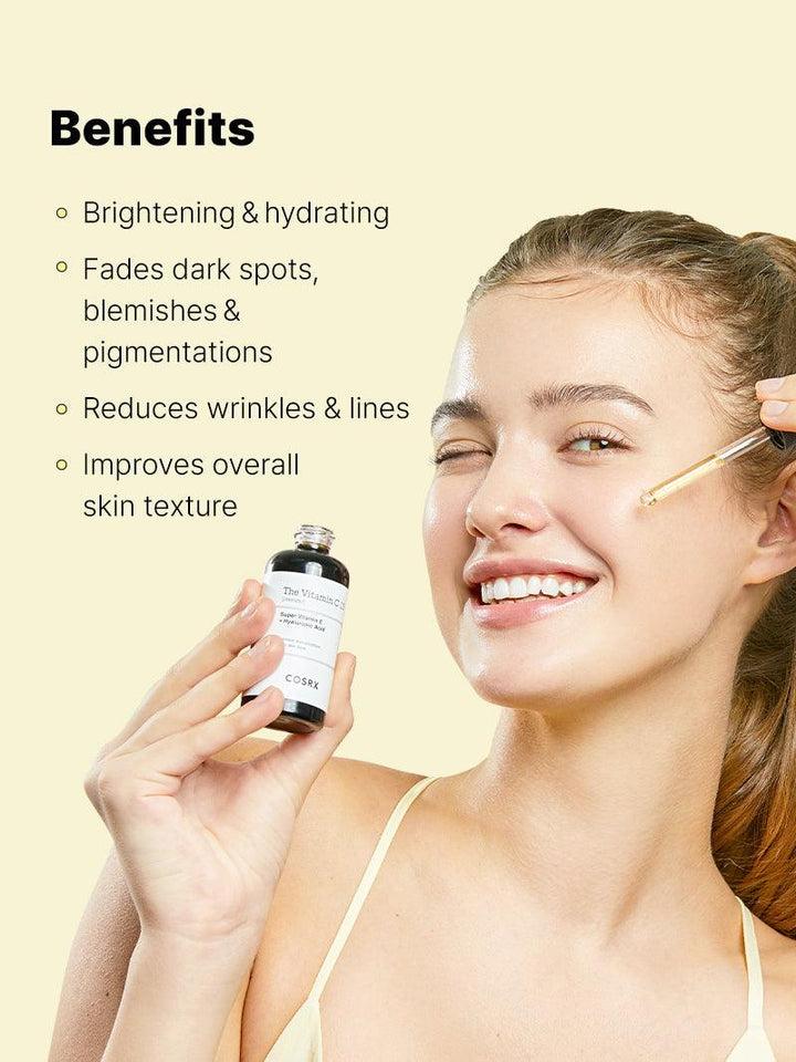 COSRX The Vitamin C 13 Serum 20ml dropper bottle and packaging