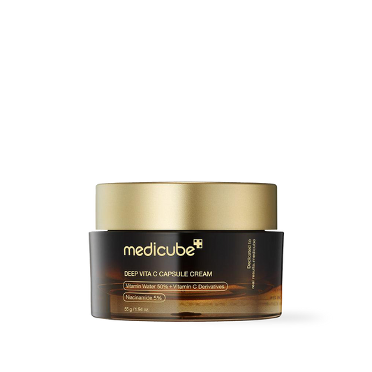 Medicube Deep Vita C Capsule Cream 55g jar and packaging