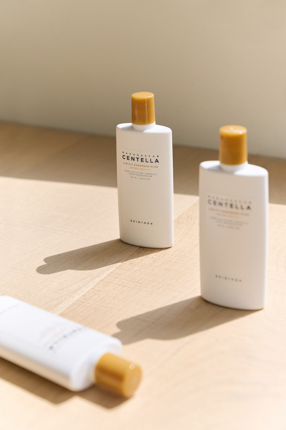 SKIN1004 Madagascar Centella Air-Fit Suncream Plus SPF50+ PA++++ (50ml) sunscreen tube on a white background