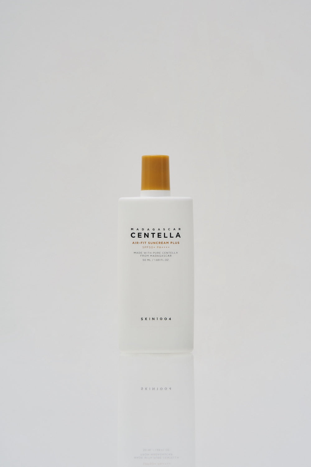 SKIN1004 Madagascar Centella Air-Fit Suncream Plus SPF50+ PA++++ (50ml) sunscreen tube on a white background